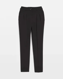Petite High-Rise Belted Tapered Ankle Pant*White House Black Market Clearance
