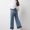 Petite High-Rise Everyday Soft Denim™ Released Hem Wide Leg Jean*White House Black Market Discount