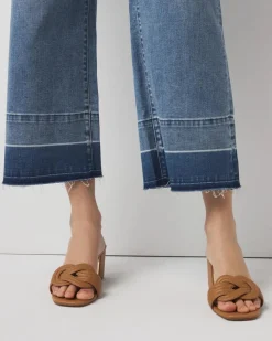 Petite High-Rise Everyday Soft Denim™ Released Hem Wide Leg Jean*White House Black Market Discount