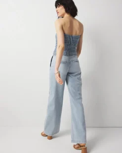 Petite High-Rise Pleated Trouser Jean*White House Black Market Online