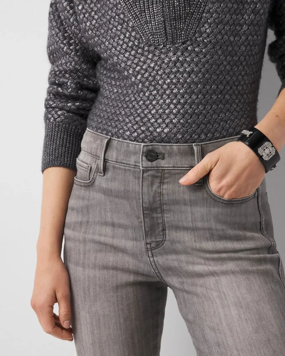 Petite High-Rise Skinny Flare Jeans*White House Black Market Best