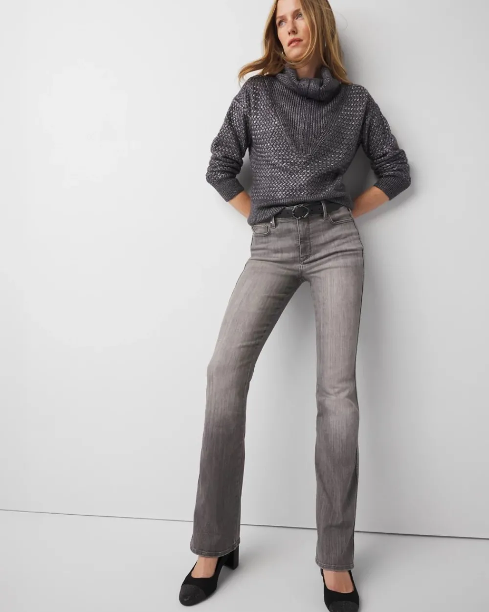 Petite High-Rise Skinny Flare Jeans*White House Black Market Best