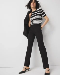 Petite High-Rise Straight Pant*White House Black Market Clearance