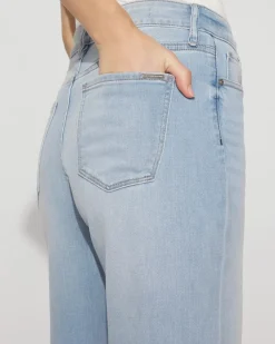 Petite High-Rise Wide Leg Cuff Cropped Jean*White House Black Market Online