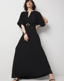Petite Kimono Sleeve Crepe Gown*White House Black Market Online