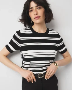 Petite Lace Up Side Sweater Tee*White House Black Market Online