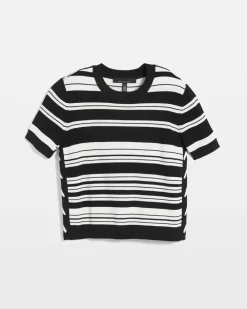 Petite Lace Up Side Sweater Tee*White House Black Market Online