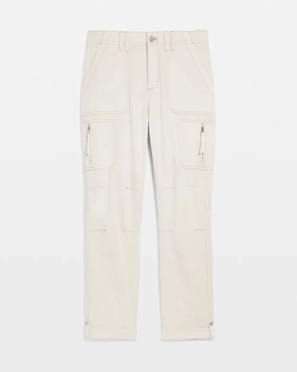 Petite Mid-Rise Pret-A-Pedi Straight Cropped Pants*White House Black Market Fashion