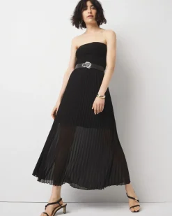 Petite Pleated Maxi Skirt*White House Black Market Sale