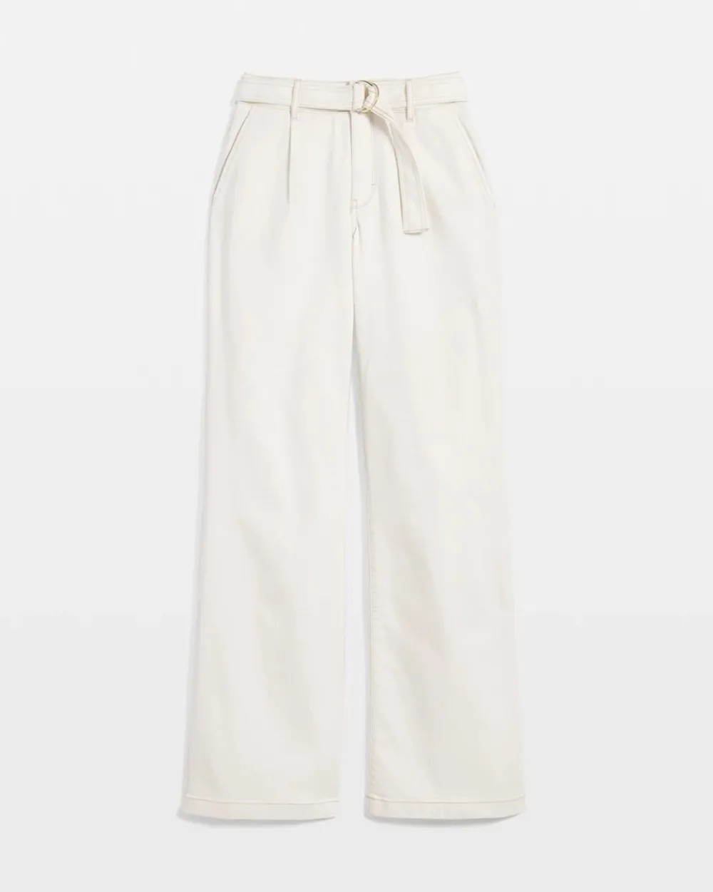 Petite Pret High-Rise Belted Wide Leg Trouser*White House Black Market Best