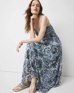 Petite Printed Maxi Dress*White House Black Market Best