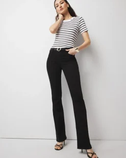 Petite Raw Hem Bootcut 5-Pocket Jean*White House Black Market Clearance