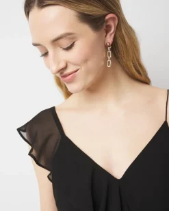 Petite Ruffle Slip Dress*White House Black Market Best