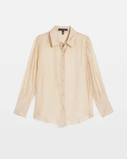 Petite Soft Shirt with Shine*White House Black Market New