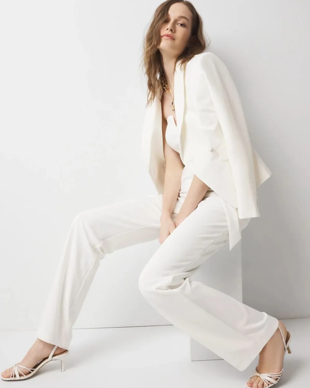 Petite Strapless Wide Leg Jumpsuit*White House Black Market Hot