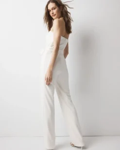 Petite Strapless Wide Leg Jumpsuit*White House Black Market Hot