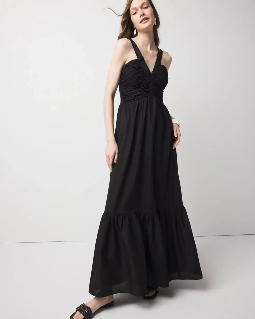 Petite Strappy Halter Maxi Dress*White House Black Market Online