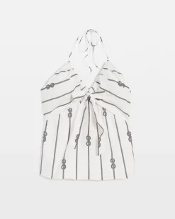 Petite Tie-Front Halter Top*White House Black Market Sale