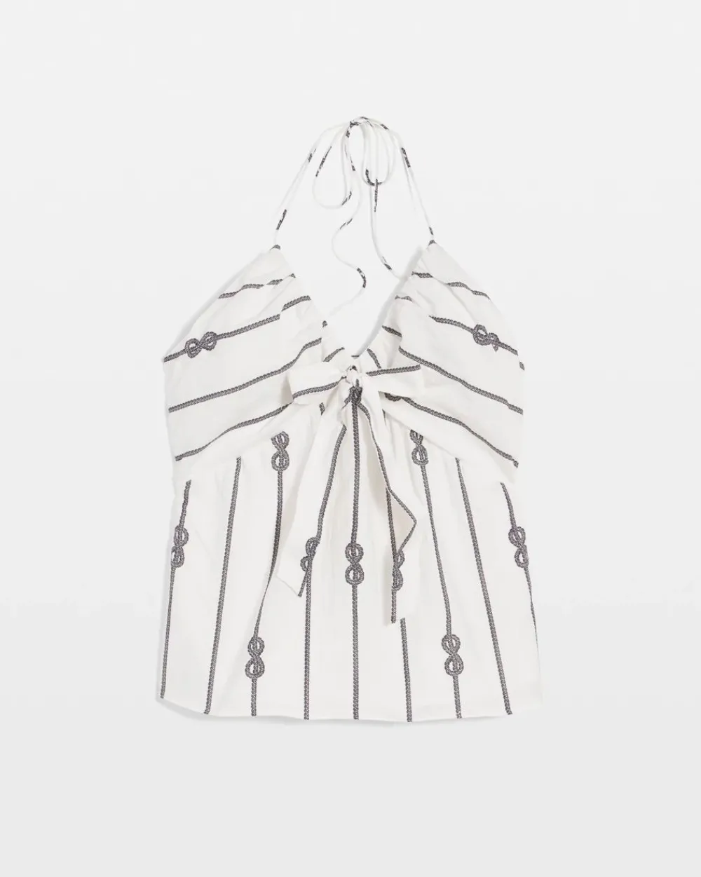Petite Tie-Front Halter Top*White House Black Market Sale