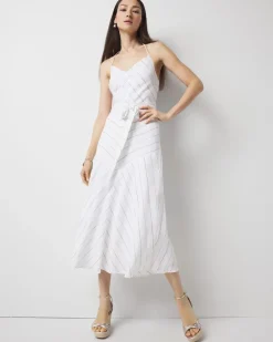 Petite Tie-Waist Halter Dress*White House Black Market Outlet