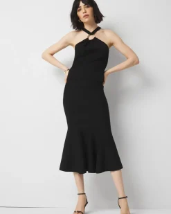 Petite Trumpet Flare Midi Skirt*White House Black Market Sale
