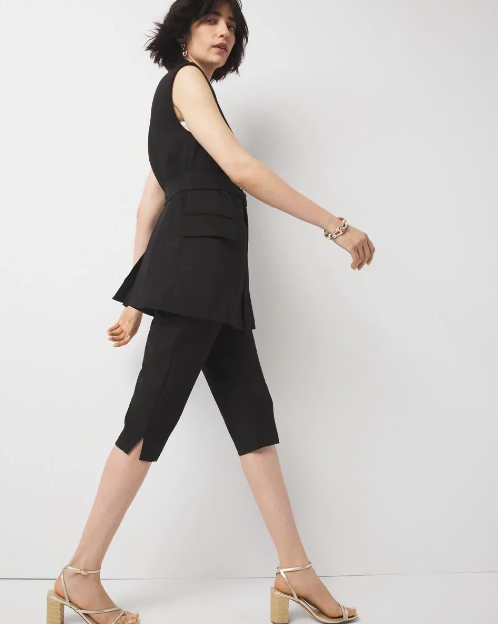 Petite WHBM® Elle Slim Capri Pant*White House Black Market Clearance