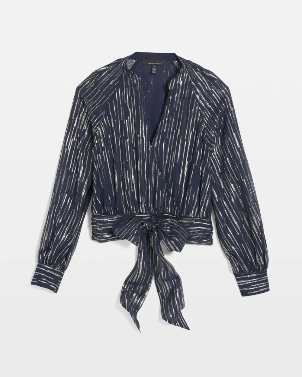 Petite Wrap Waist Blouse*White House Black Market Outlet