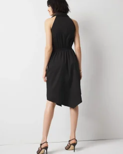 Poplin Halter Shirt Dress*White House Black Market Outlet