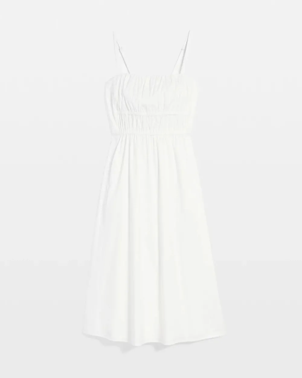 Poplin Tie Back Midi Dress*White House Black Market Fashion