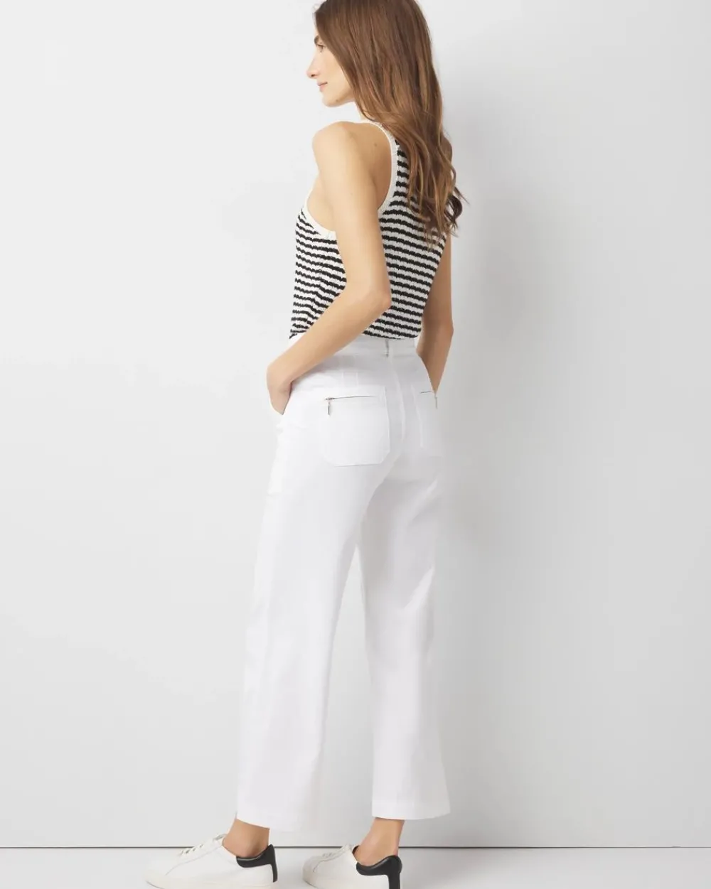 Pret Utility Wide Leg Cropped Pants*White House Black Market Clearance