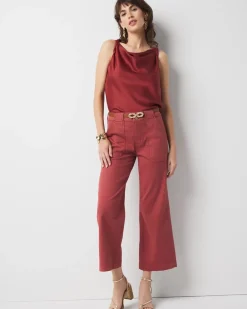 Pret Utility Wide Leg Cropped Pants*White House Black Market Fashion