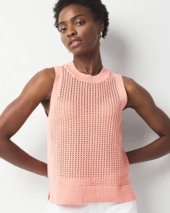 Sequin Shimmer Sweater Tank Top*White House Black Market Fashion