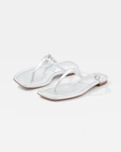 Silver Metallic Heel Sandal*White House Black Market Online