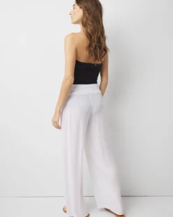 Smocked Waist Coverup Pant*White House Black Market Discount