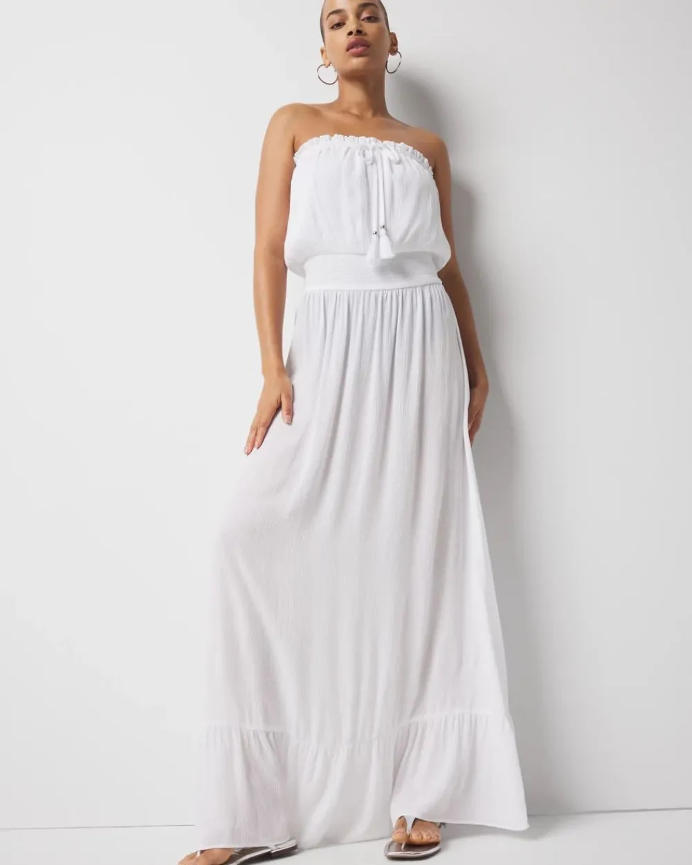 Strapless Maxi Coverup*White House Black Market Online