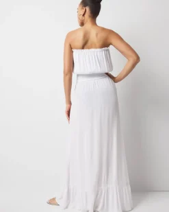 Strapless Maxi Coverup*White House Black Market Online