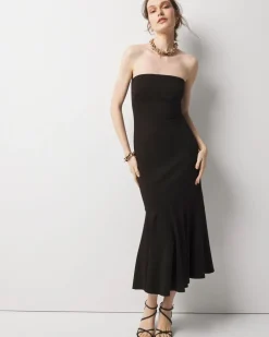 Strapless Midi Dress*White House Black Market Outlet