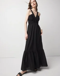 Strappy Halter Maxi Dress*White House Black Market New