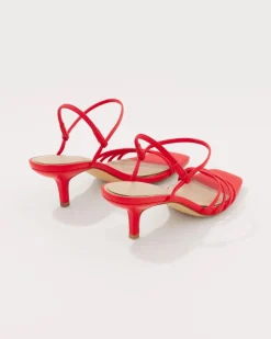 Strappy Kitten Heel Sandal*White House Black Market Best