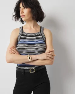 Striped Sweater Tank*White House Black Market New