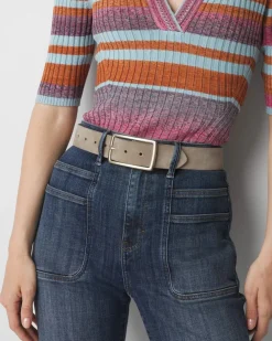 Suede Denim Belt*White House Black Market Discount