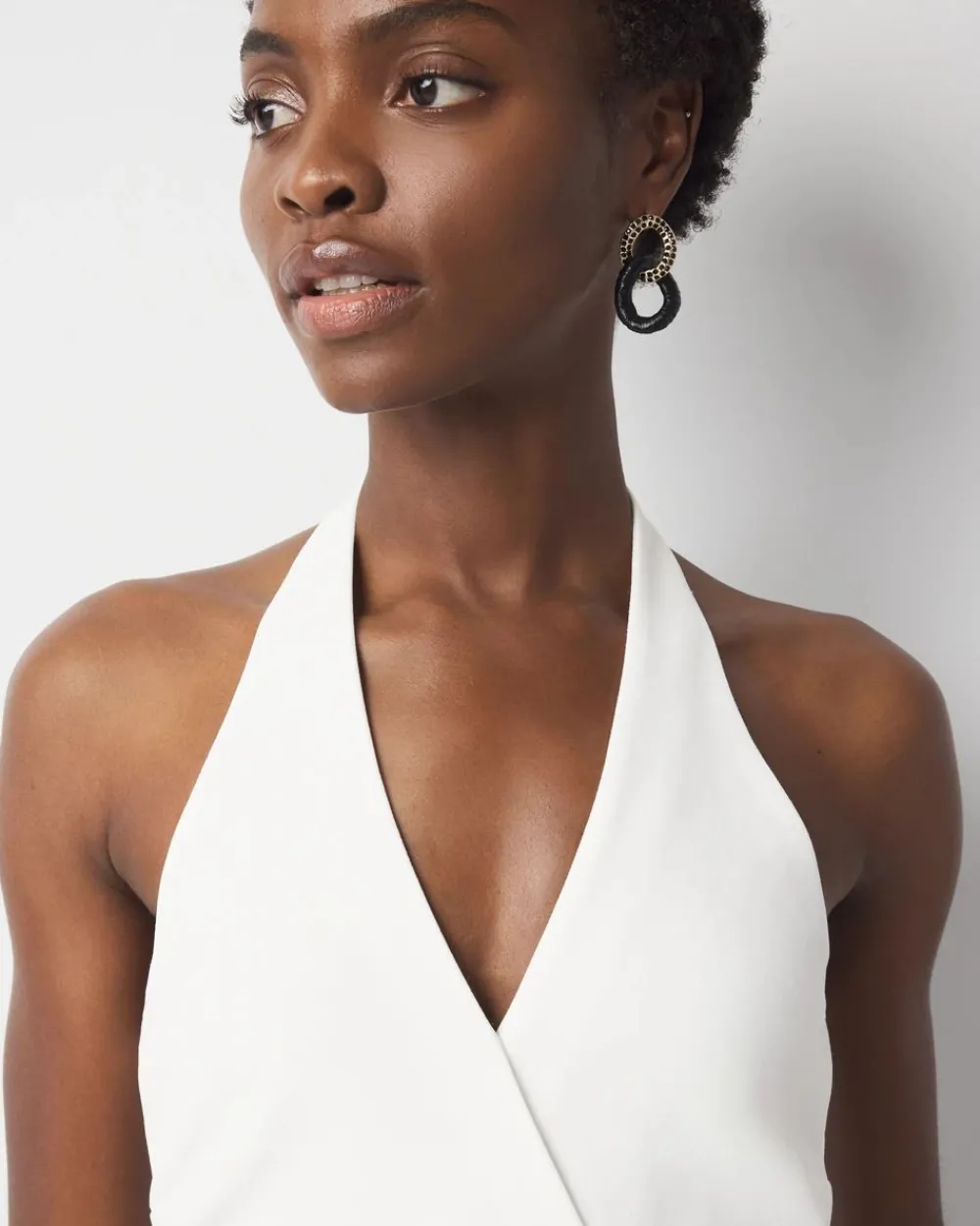 Tie Waist Halter Jumpsuit*White House Black Market Best