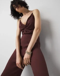 Twist Front Jumpsuit*White House Black Market New