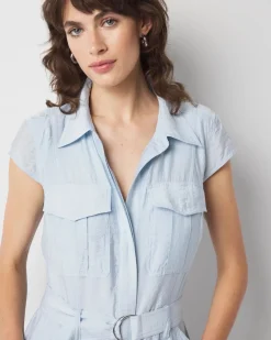 Utility Shirt Dress*White House Black Market Hot