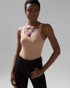 WHBM FORME™ All Ways Stretch Dual Neck Tank*White House Black Market New