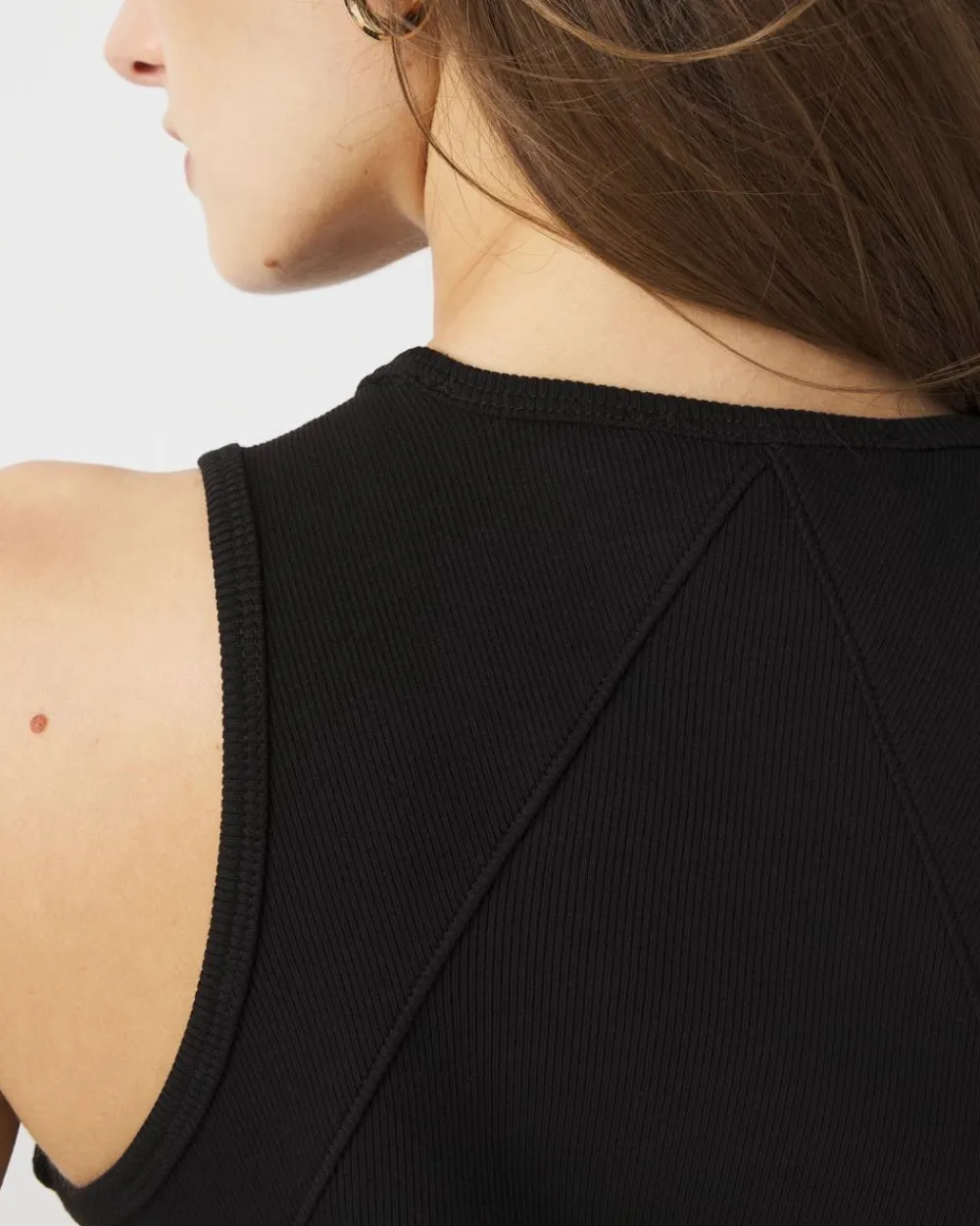 WHBM FORME™ Ribbed Stretch Racer Back Tank*White House Black Market Sale