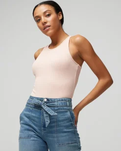 WHBM FORME™ Ribbed Stretch Tank*White House Black Market Clearance