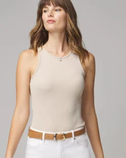 WHBM FORME™ Ribbed Stretch Tank*White House Black Market New