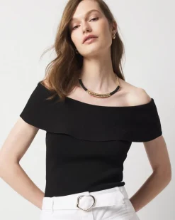 WHBM FORME™ Sculpt Stretch Off-the-Shoulder Sweater*White House Black Market New