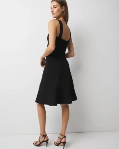 WHBM® FORME Square Neck Dress*White House Black Market Clearance